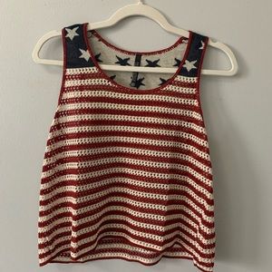American Flag Tank Top